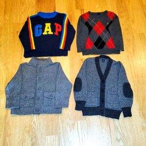 Baby Gap boys sweaters size 2t